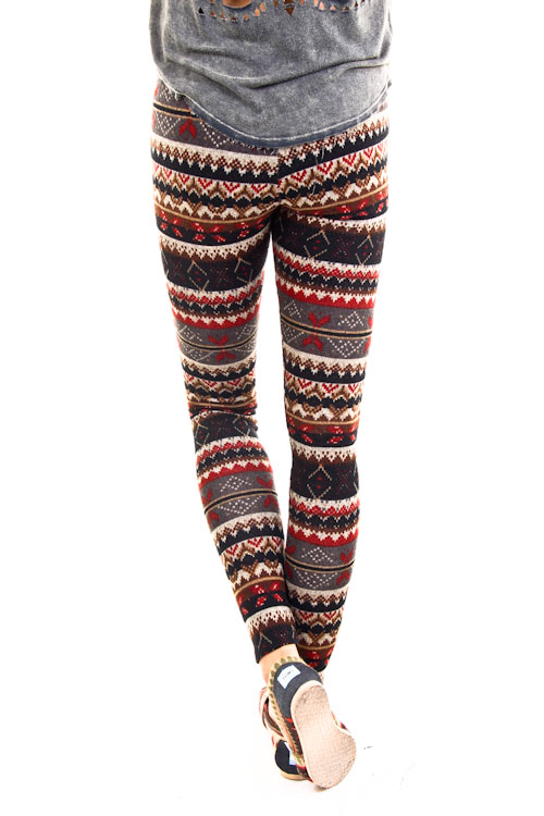 Scarlett Knit Sweater Leggings - Click Image to Close