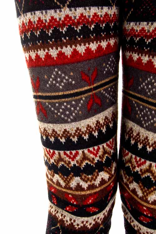 Scarlett Knit Sweater Leggings - Click Image to Close