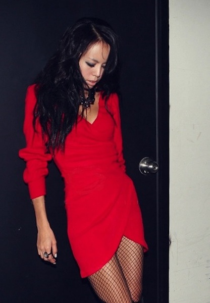 Ranu Red Hot Mini Dress - Click Image to Close