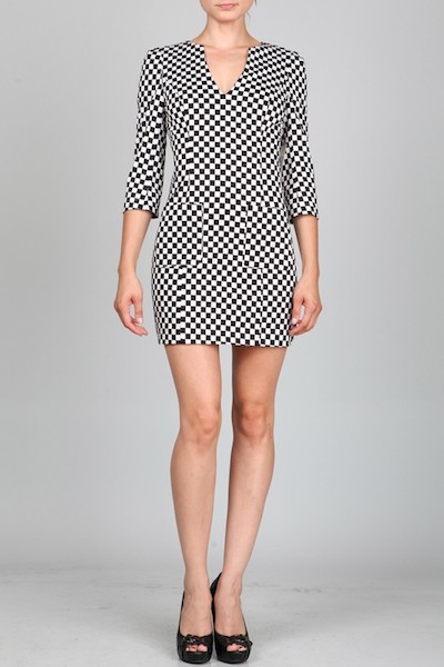 Ark & Co. Checkmate Dress - Click Image to Close