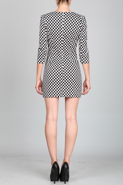 Ark & Co. Checkmate Dress - Click Image to Close