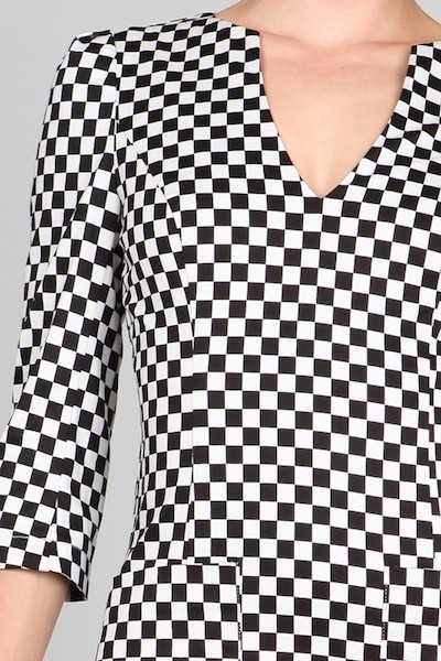 Ark & Co. Checkmate Dress - Click Image to Close