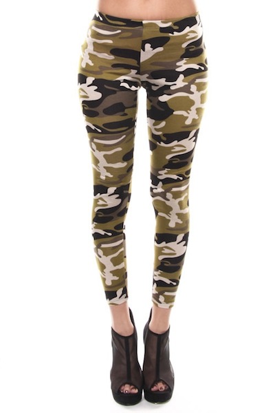 GI Jane Camo Leggings : Ava Adorn: Apparel and Accessories