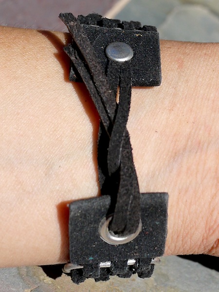 Peruvian Suede Chain Bracelet - More Colors - Click Image to Close