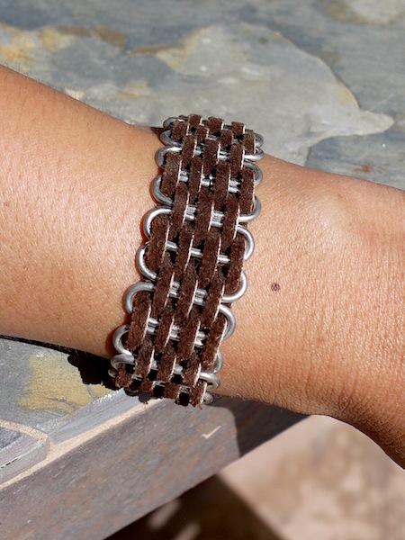 Peruvian Suede Chain Bracelet - More Colors