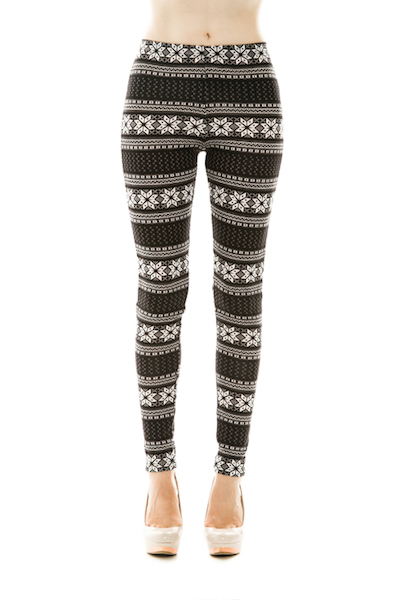 Tanja Snowflake Leggings - Click Image to Close