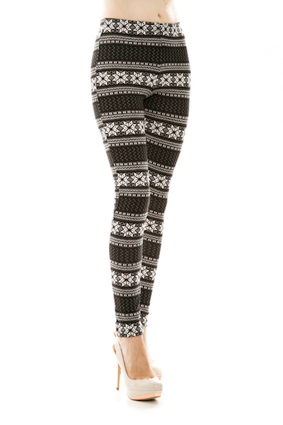 Tanja Snowflake Leggings - Click Image to Close