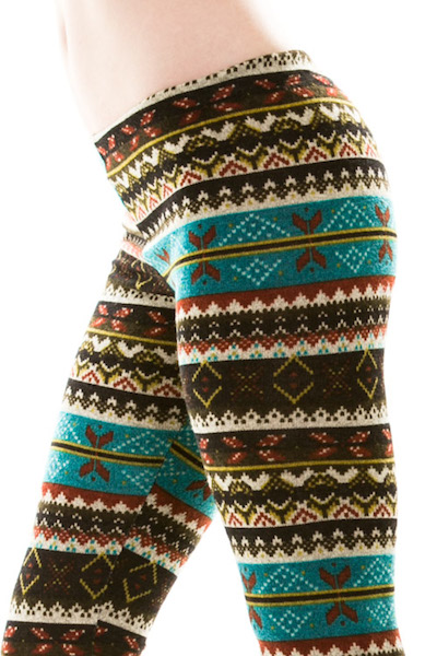 Charlotte Knit Sweater Leggings - Click Image to Close