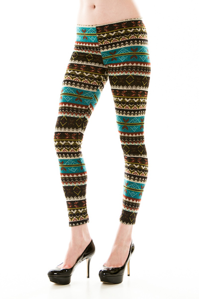 Charlotte Knit Sweater Leggings - Click Image to Close