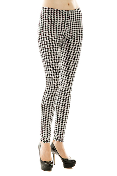 Houndstooth Printed Leggings