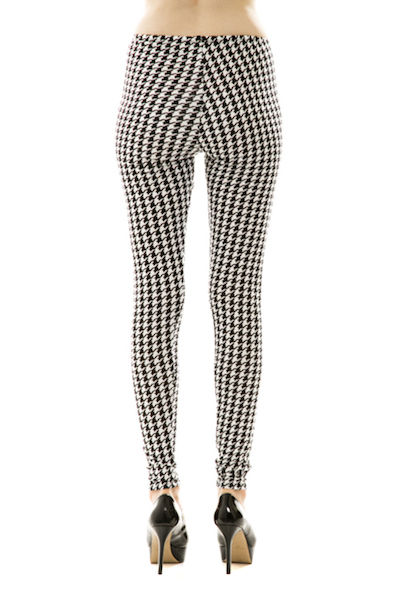 Houndstooth Printed Leggings