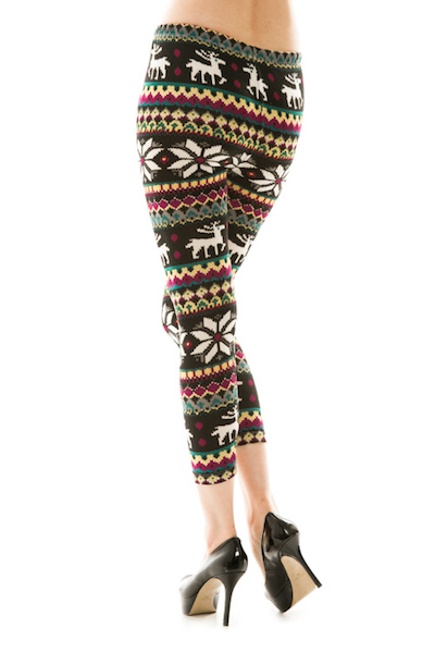 Blitzen Knit Leggings - Click Image to Close