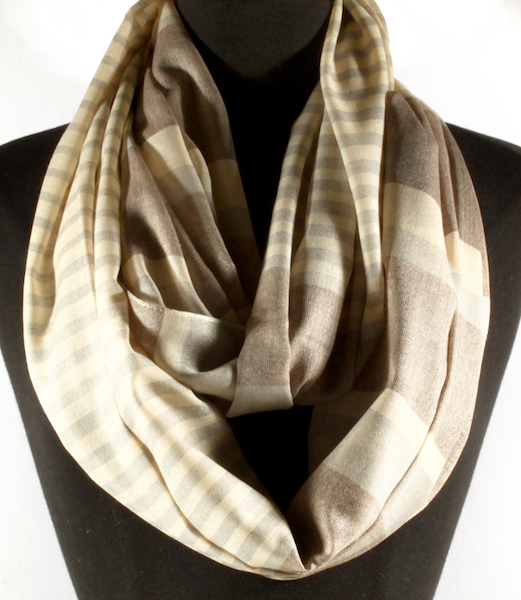 Landon Stripe Infinity Scarf - More Colors - Click Image to Close