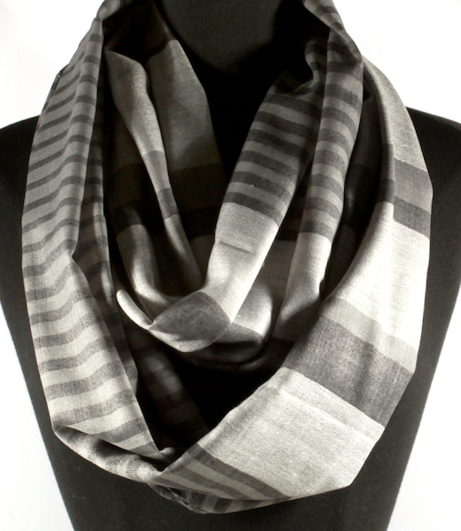 Landon Stripe Infinity Scarf - More Colors - Click Image to Close