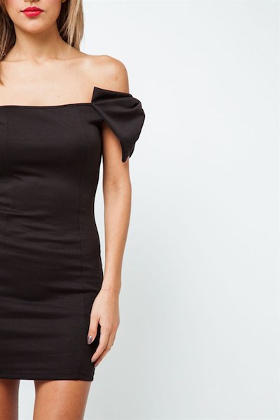 Valentina Bow Shoulder Dress