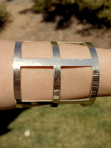 Cage Cutout Cuff Bracelet - More Colors