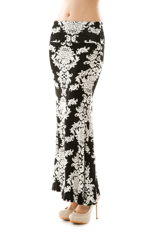 Gila Brocade Maxi Skirt - Click Image to Close