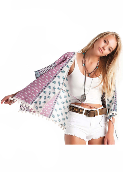 Lucy Love Poncho - Sawdust Festival - Click Image to Close