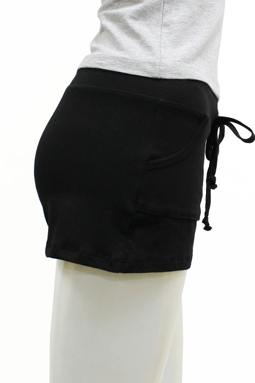 L Pocket Cotton Drawstring Shorts - More Colors