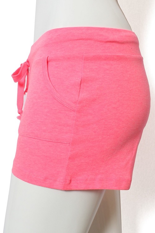 L Pocket Cotton Drawstring Shorts - More Colors - Click Image to Close