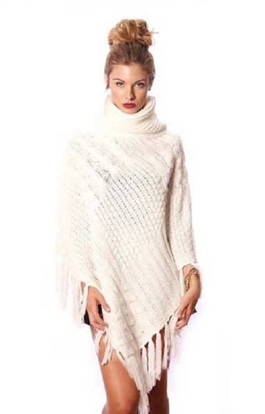 Anastasia Turtleneck Poncho - More Colors