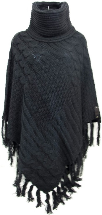 Anastasia Turtleneck Poncho - More Colors - Click Image to Close