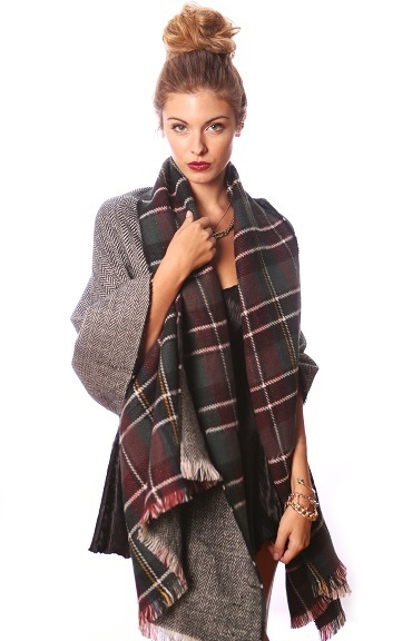 Natalya Reversible Scarf Shawl - Click Image to Close