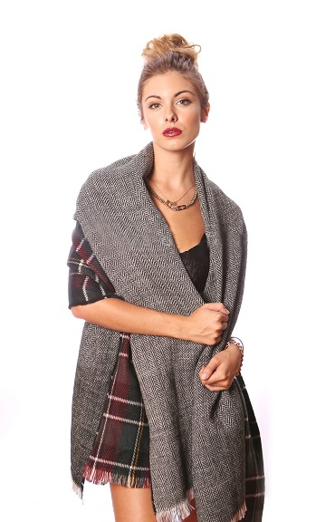 Natalya Reversible Scarf Shawl - Click Image to Close