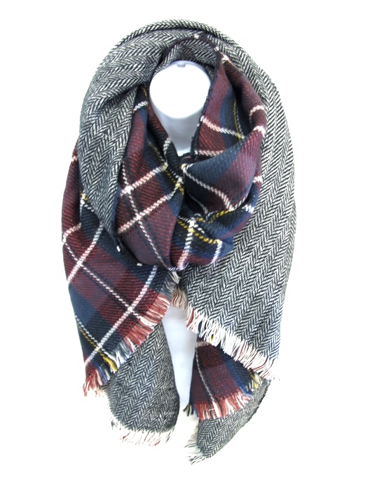 Natalya Reversible Scarf Shawl - Click Image to Close