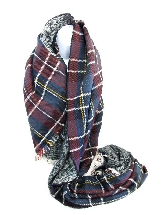 Natalya Reversible Scarf Shawl - Click Image to Close