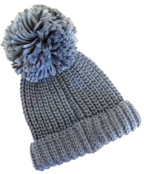 Super Chunky Pom Pom Beanie - Click Image to Close