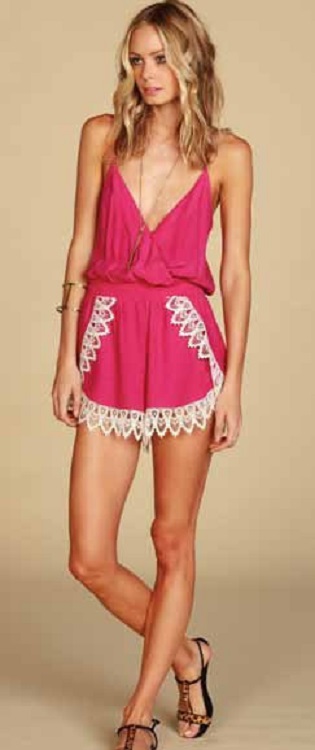 Lucy Love Lacey Romper - Solid Colors