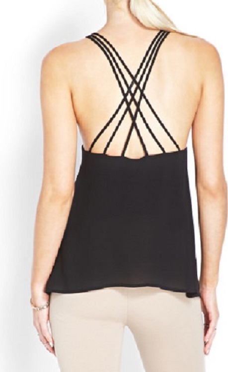 Criss Cross Back Strappy Cami - More Colors