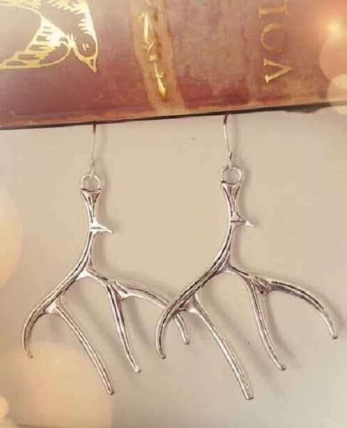 Antler Earrings - More Colors - Click Image to Close