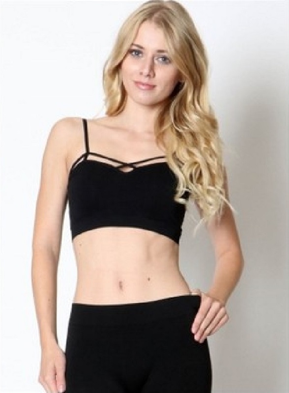 Seamless Criss Cross Front Bralette - More Colors