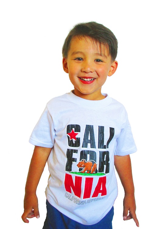 Cali Bear Kids Graphic Tee - More Colors - Click Image to Close