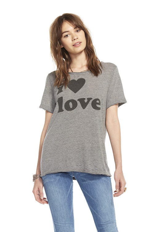 I Heart Love Relaxed Graphic Tee - Click Image to Close