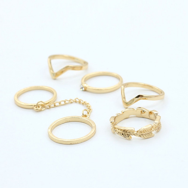 Urban Stacking Bands Midi Ring Set - More Colors - Click Image to Close