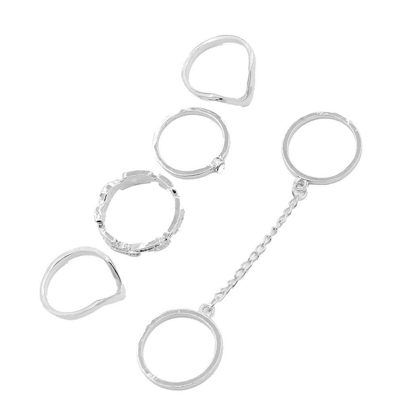 Urban Stacking Bands Midi Ring Set - More Colors