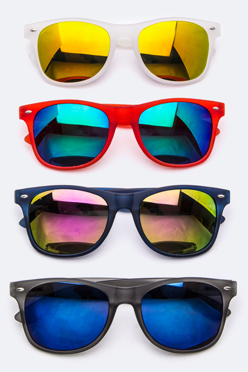 Color Frame Wayfarer Sunglasses - More Colors : Ava Adorn: Apparel and  Accessories