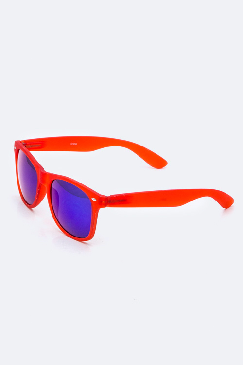 Color Frame Wayfarer Sunglasses - More Colors