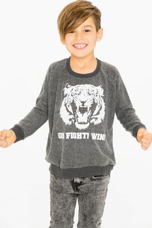 Game On Kids Reverse Fleece Sweatshirt