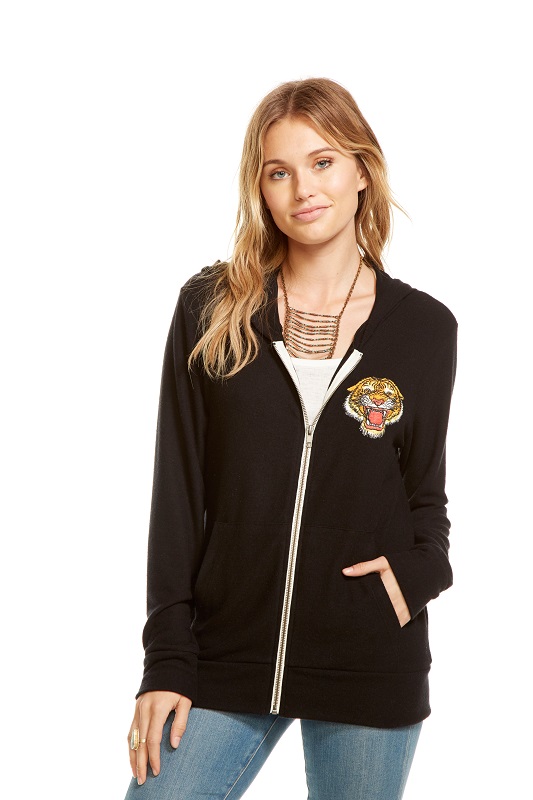 Chill Tiger Zip Up Hoodie