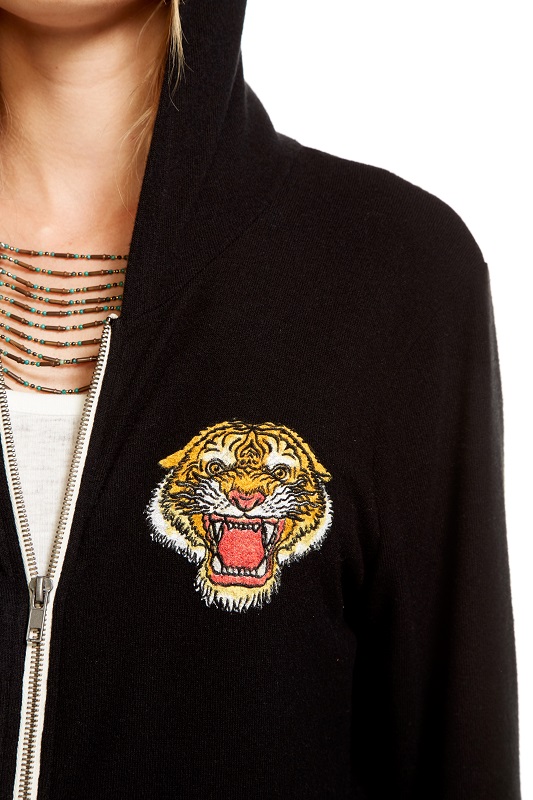 Chill Tiger Zip Up Hoodie