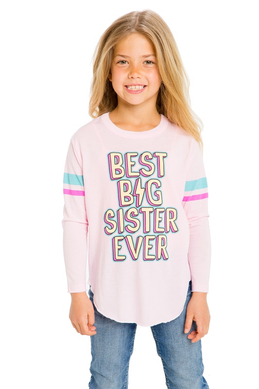 Best Big Sis Girls Graphic Tee - Click Image to Close