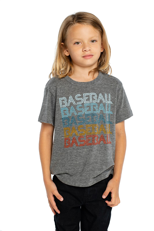 Baseball Baseball Kids Short Sleeve Tee - Click Image to Close