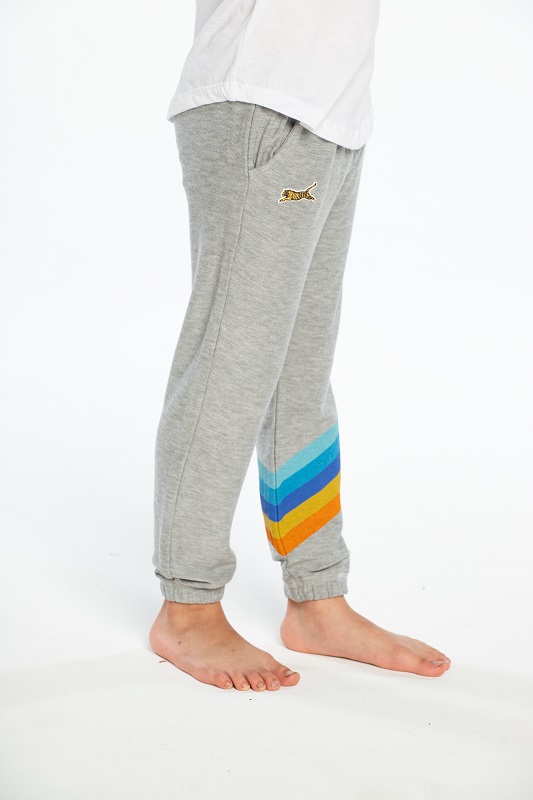 Surf Stripes Kids Cozy Joggers - Click Image to Close