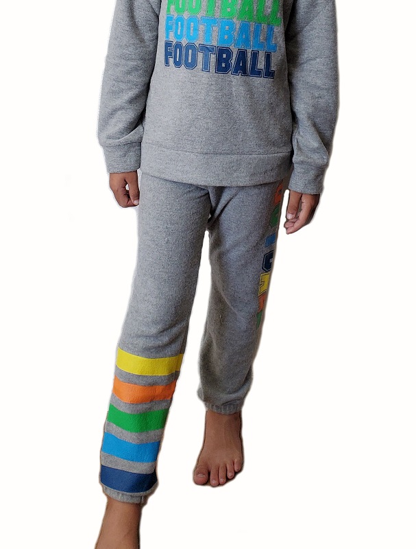 Football Bliss Kids Slouchy Joggers - Click Image to Close
