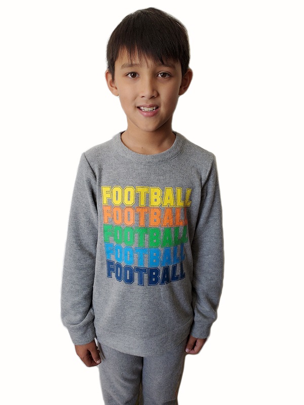 Football Bliss Kids Pullover Sweatshirt - Click Image to Close