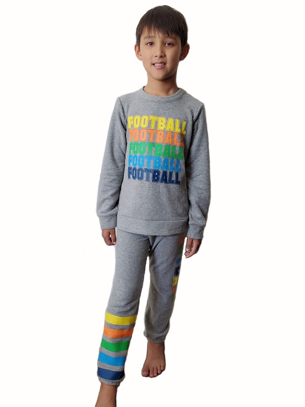 Football Bliss Kids Pullover Sweatshirt - Click Image to Close